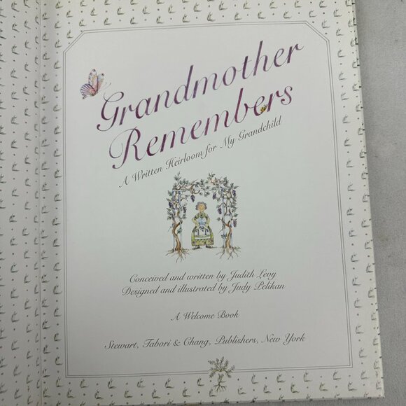 Grandmother Remembers: A Written Heirloom For My Grandchild Hardcover Book - Picture 2 of 7